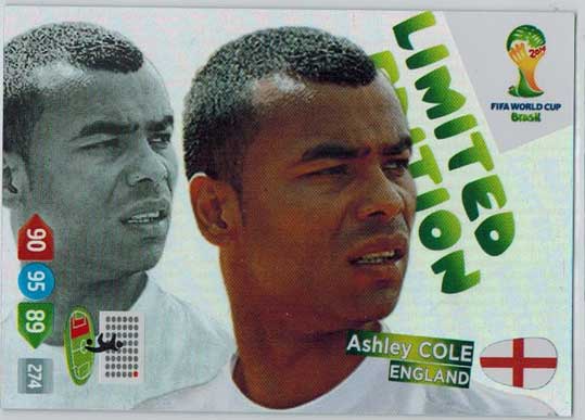 2014 Adrenalyn World Cup, Ashley Cole (Huvud)