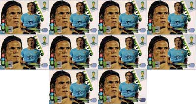 2014 Adrenalyn World Cup, Edinson Cavani (10st)