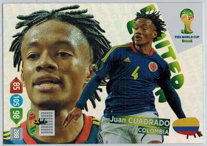 2014 Adrenalyn World Cup, Juan Cuadrado
