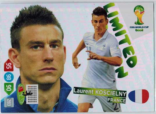 2014 Adrenalyn World Cup, Laurent Koscielny