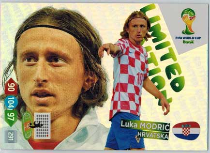 2014 Adrenalyn World Cup, Luka Modric