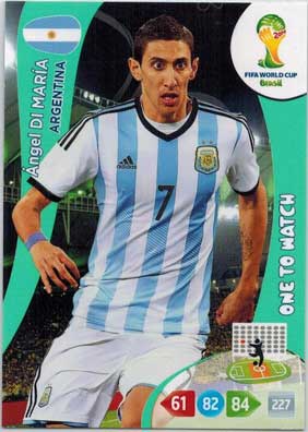 2014 Adrenalyn World Cup #13 Angel di Maria