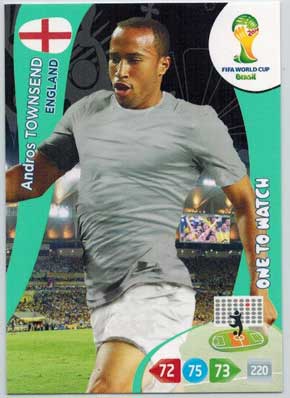 2014 Adrenalyn World Cup #137 Andros Townsend