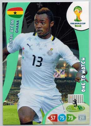 2014 Adrenalyn World Cup #177 Jordan Ayew