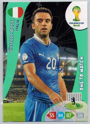 2014 Adrenalyn World Cup #219 Giuseppe Rossi