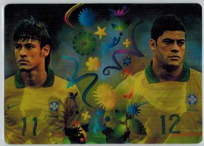 2014 Adrenalyn World Cup #413 Hulk / Neymar Jr.
