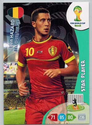 2014 Adrenalyn World Cup #32 Eden Hazard