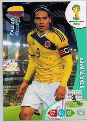 2014 Adrenalyn World Cup #86 Falcao