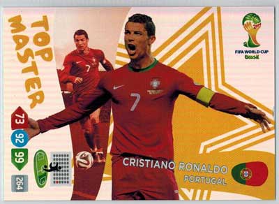 2014 Adrenalyn World Cup #411 Cristiano Ronaldo