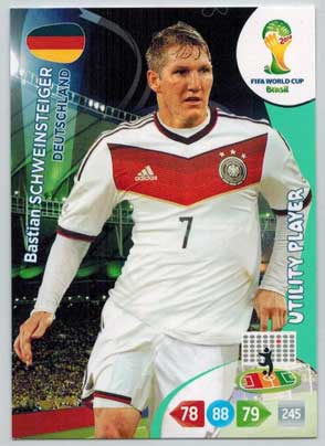 2014 Adrenalyn World Cup #109 Bastian Schweinsteiger