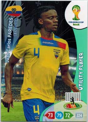 2014 Adrenalyn World Cup #123 Juan Carlos Paredes