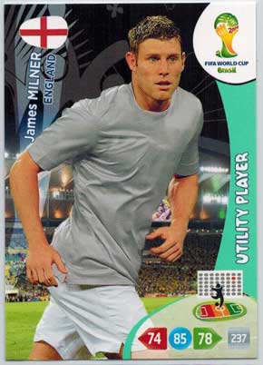 2014 Adrenalyn World Cup #135 James Milner