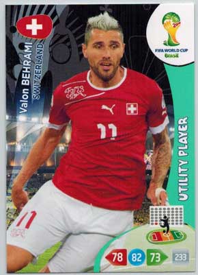 2014 Adrenalyn World Cup #299 Valon Behrami