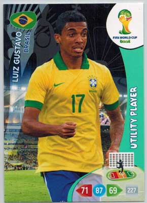 2014 Adrenalyn World Cup #53 Luiz Gustavo