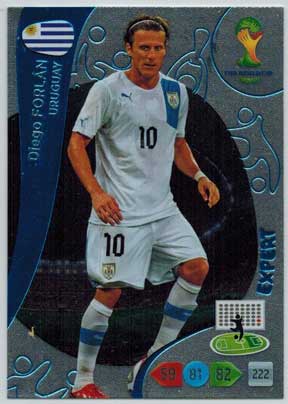 2014 Adrenalyn World Cup #386 Diego Forlan