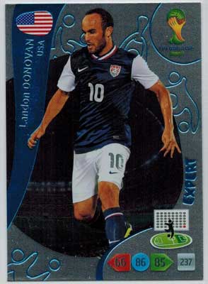 2014 Adrenalyn World Cup #387 Landon Donovan
