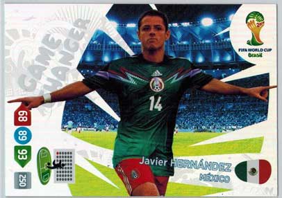 2014 Adrenalyn World Cup #401 Javier Hernandez