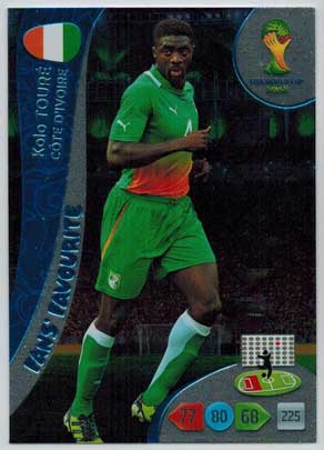2014 Adrenalyn World Cup #333 Kolo Toure