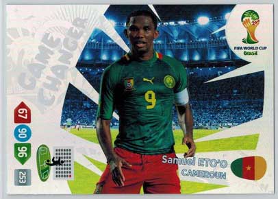 2014 Adrenalyn World Cup #392 Samuel Etoo