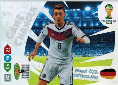 2014 Adrenalyn World Cup #395 Mesut Özil