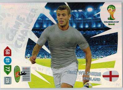 2014 Adrenalyn World Cup #396 Jack Wilshere