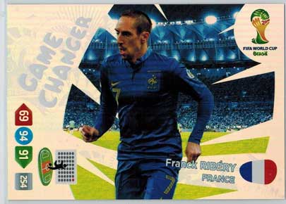 2014 Adrenalyn World Cup #398 Franck Ribery