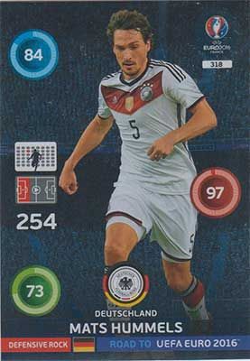 Adrenalyn Road to Euro 2016, GER, Mats Hummels