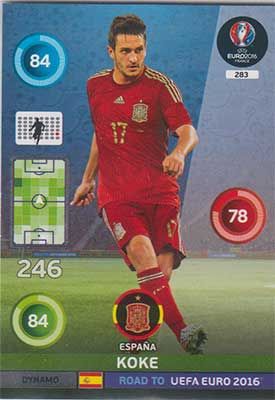 Adrenalyn Road to Euro 2016, ESP, Koke