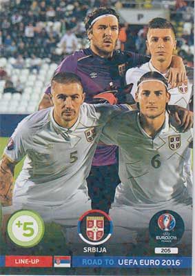 Adrenalyn Road to Euro 2016, Srbija (1)