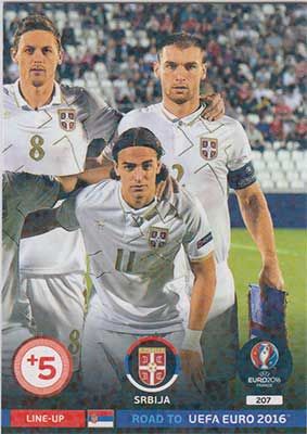 Adrenalyn Road to Euro 2016, Srbija (3)