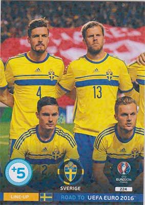 Adrenalyn Road to Euro 2016, Sverige (2)