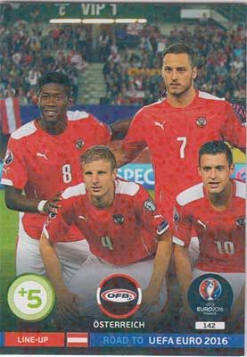Adrenalyn Road to Euro 2016, Österreich (1)