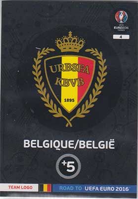 Adrenalyn Road to Euro 2016, Belgique / Belgie