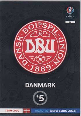 Adrenalyn Road to Euro 2016, Danmark