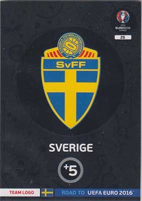 Adrenalyn Road to Euro 2016, Sverige