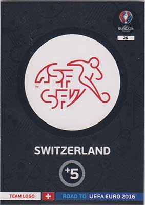 Adrenalyn Road to Euro 2016, Switzerland