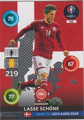 Adrenalyn Road to Euro 2016, DEN, Lasse Schöne