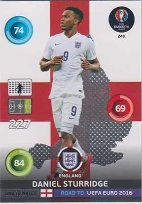 Adrenalyn Road to Euro 2016, ENG, Daniel Sturridge