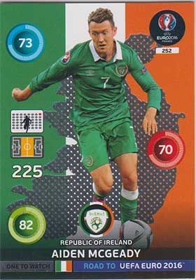 Adrenalyn Road to Euro 2016, IRL, Aiden McGeady