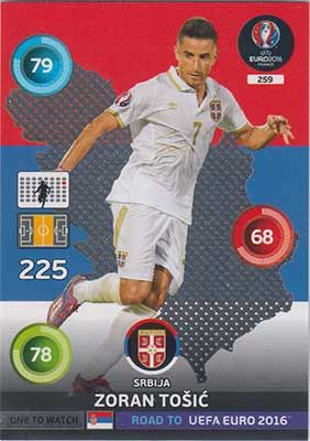 Adrenalyn Road to Euro 2016, SRB, Zoran Tosic