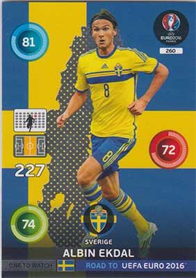 Adrenalyn Road to Euro 2016, SWE, Albin Ekdal