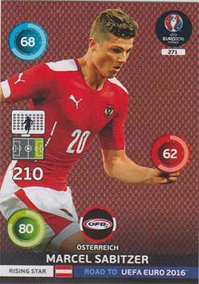 Adrenalyn Road to Euro 2016, AUT, Marcel Sabitzer