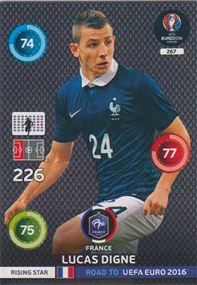 Adrenalyn Road to Euro 2016, FRA, Lucas Digne