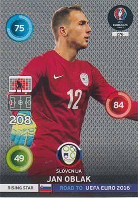 Adrenalyn Road to Euro 2016, SVN, Jan Oblak