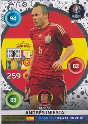 Adrenalyn Road to Euro 2016, ESP, Andres Iniesta