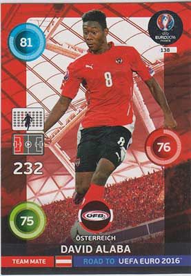 Adrenalyn Road to Euro 2016, AUT, David Alaba
