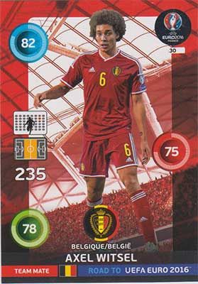 Adrenalyn Road to Euro 2016, BEL, Axel Witsel