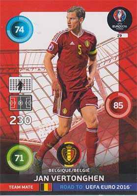 Adrenalyn Road to Euro 2016, BEL, Jan Vertonghen