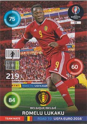 Adrenalyn Road to Euro 2016, BEL, Romelu Lukaku