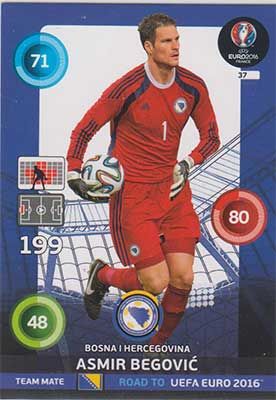 Adrenalyn Road to Euro 2016, BIH, Asmir Begovic